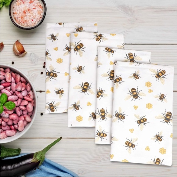 Urban Villa Harvest Dinner Napkins Set of 12 Premium Quality 100% Cotton - Picture 4 of 7